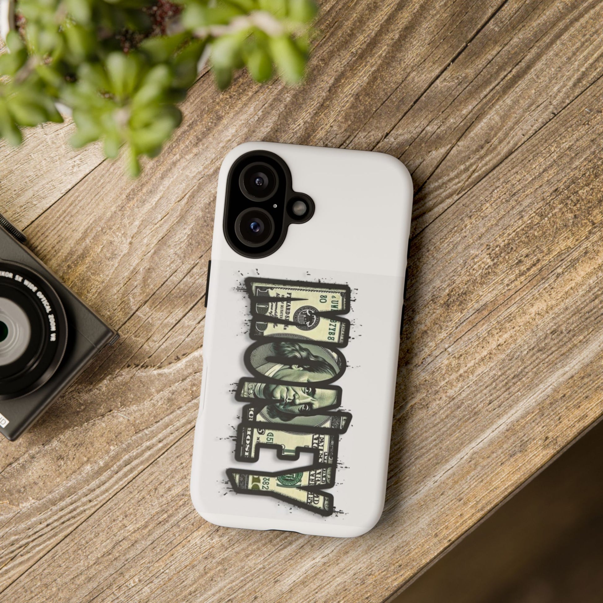 Cool Money Phone Case, Tough Phone Cover, Unique Gift for Him, Phone Accessories, Trendy Cell Phone Case