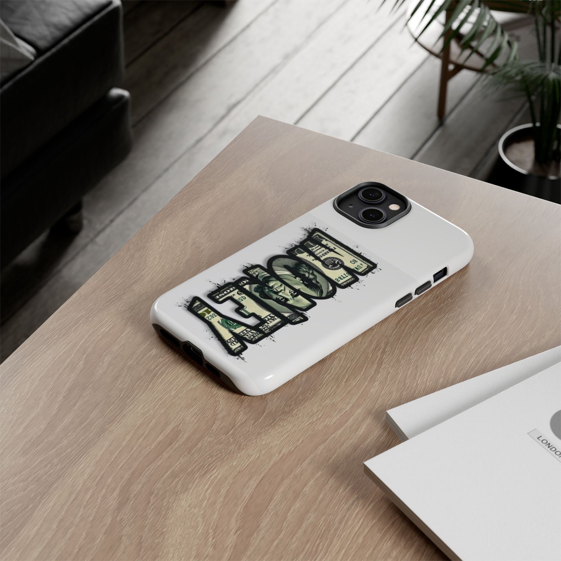 Cool Money Phone Case, Tough Phone Cover, Unique Gift for Him, Phone Accessories, Trendy Cell Phone Case