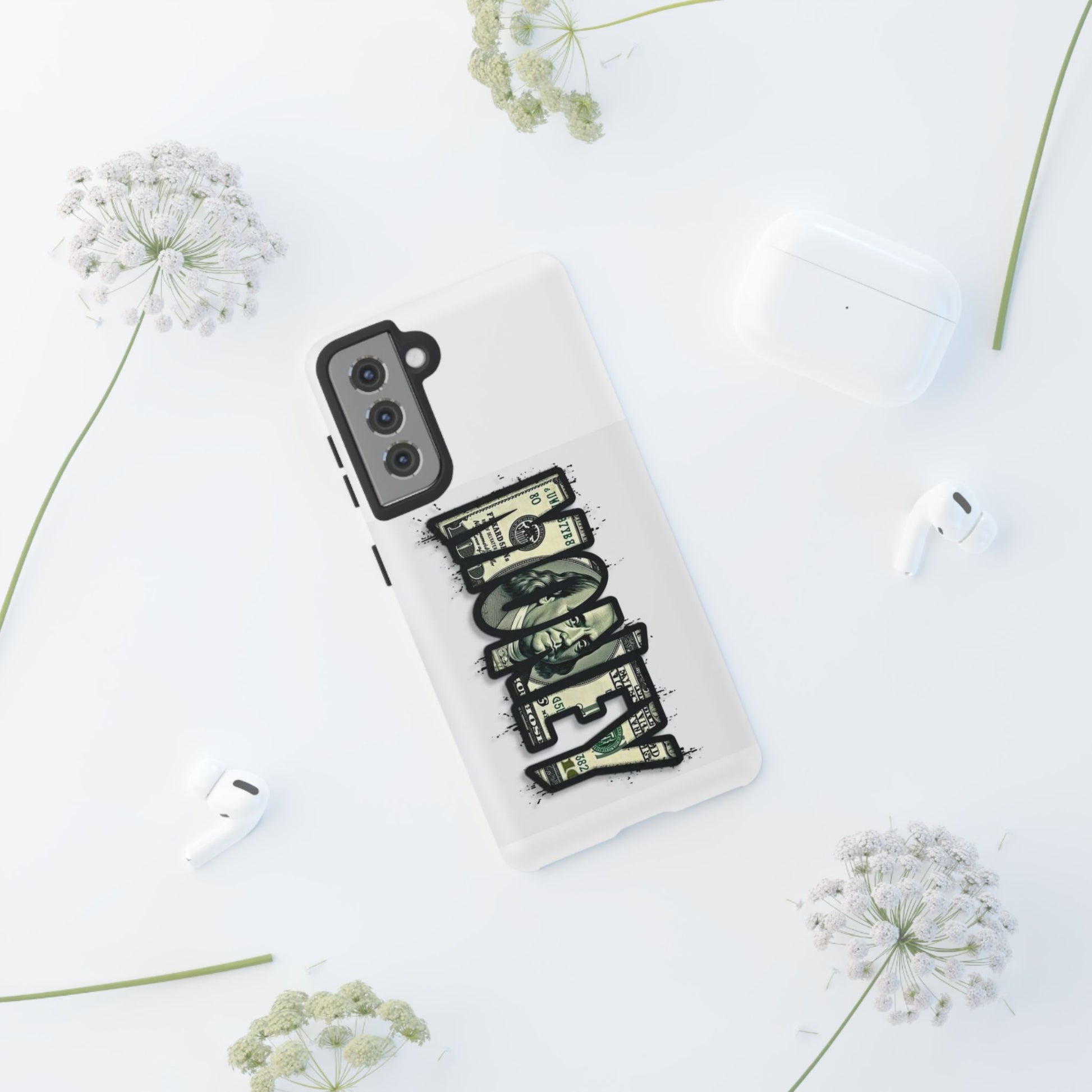 Cool Money Phone Case, Tough Phone Cover, Unique Gift for Him, Phone Accessories, Trendy Cell Phone Case