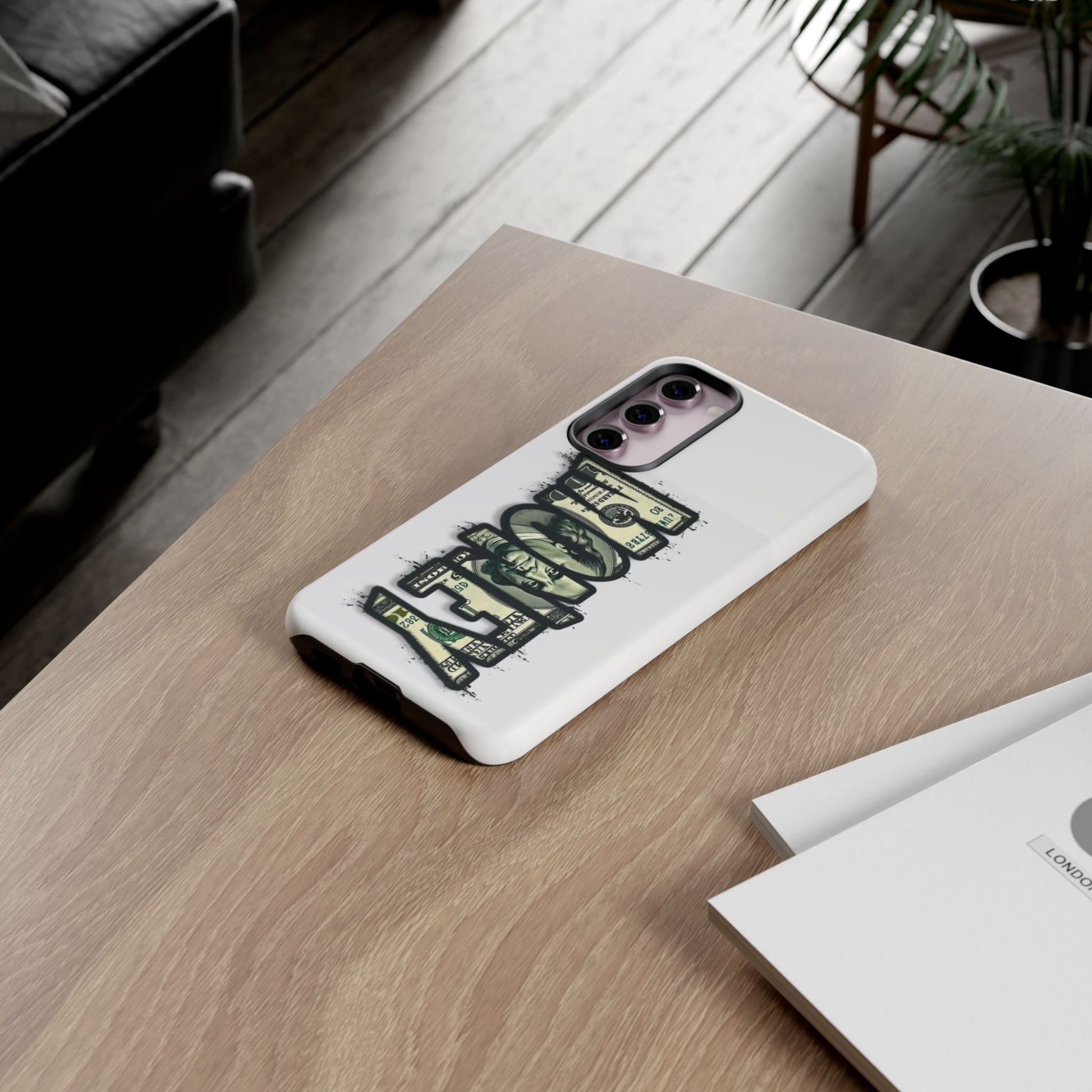 Cool Money Phone Case, Tough Phone Cover, Unique Gift for Him, Phone Accessories, Trendy Cell Phone Case