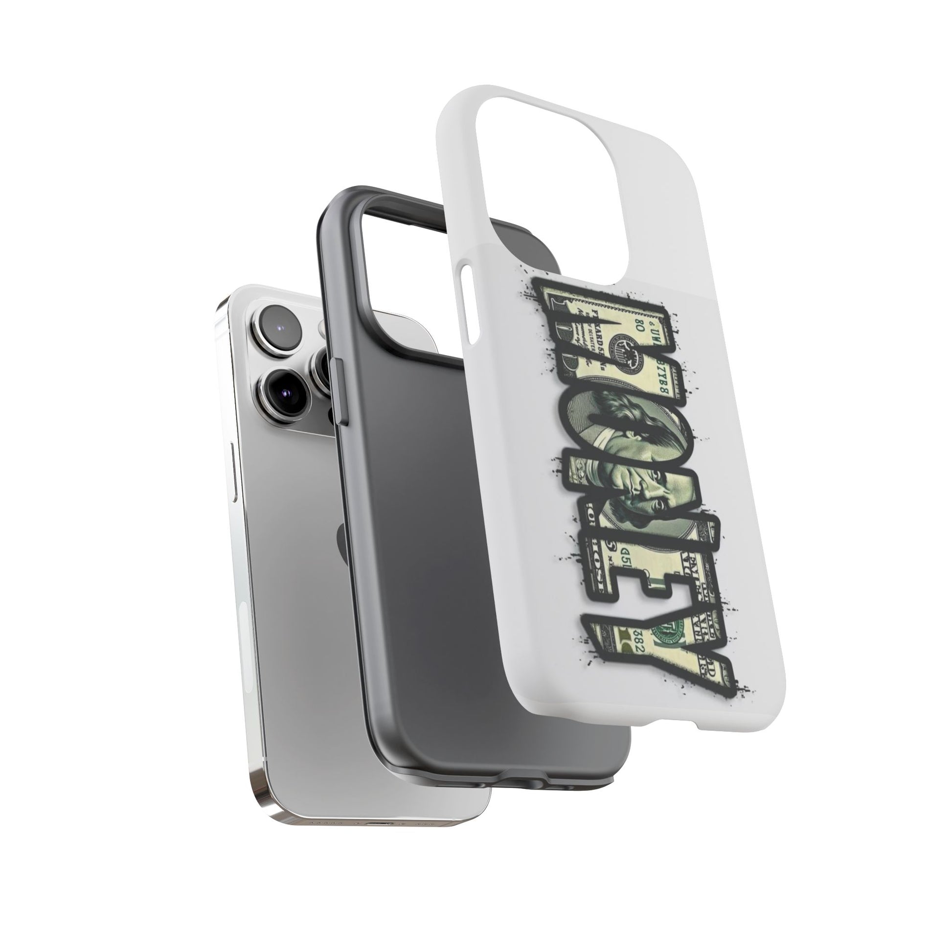 Cool Money Phone Case, Tough Phone Cover, Unique Gift for Him, Phone Accessories, Trendy Cell Phone Case