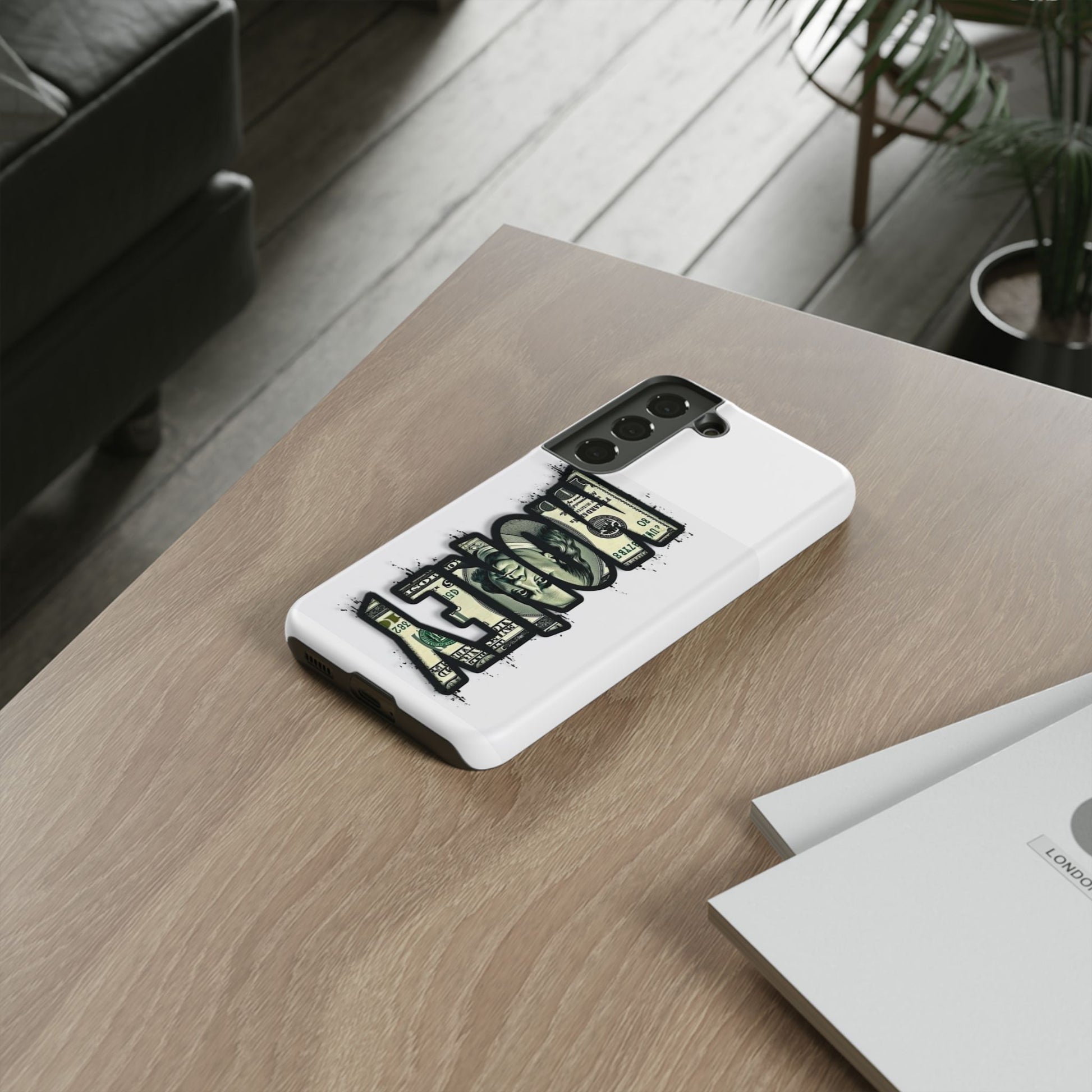 Cool Money Phone Case, Tough Phone Cover, Unique Gift for Him, Phone Accessories, Trendy Cell Phone Case