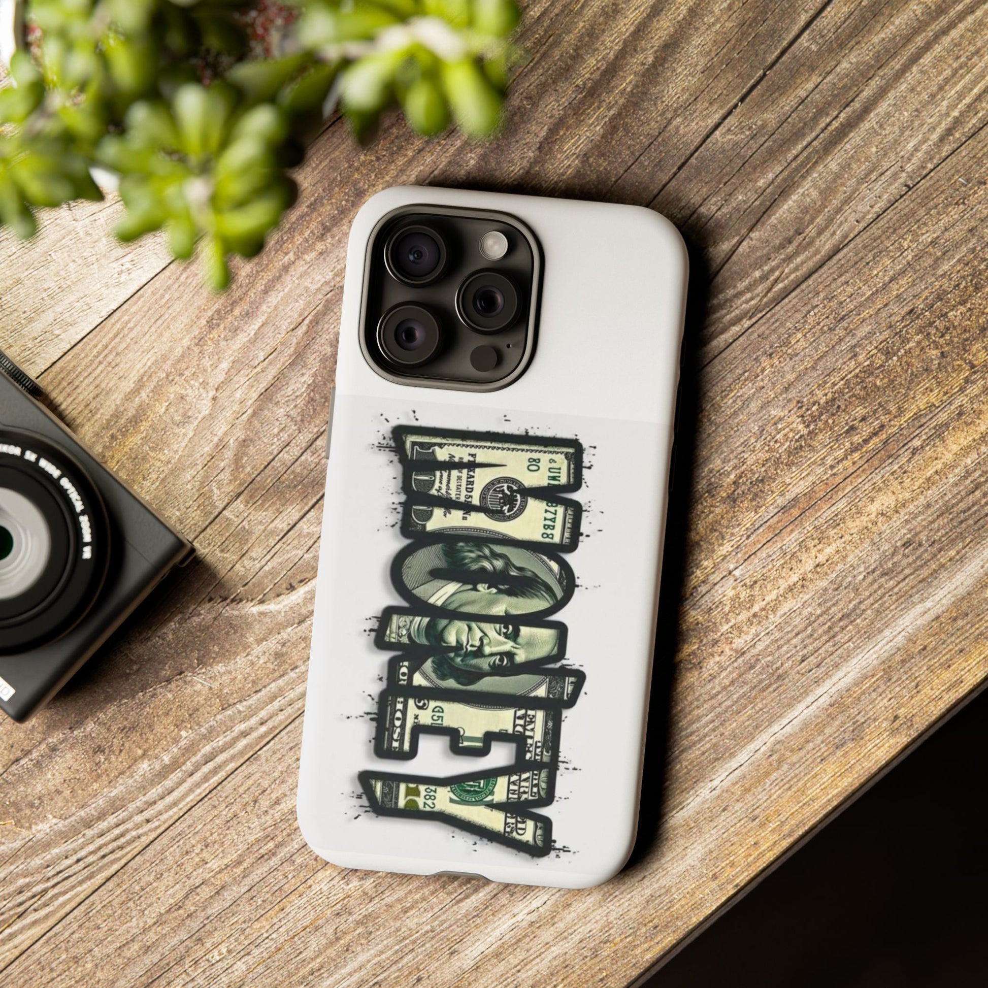 Cool Money Phone Case, Tough Phone Cover, Unique Gift for Him, Phone Accessories, Trendy Cell Phone Case