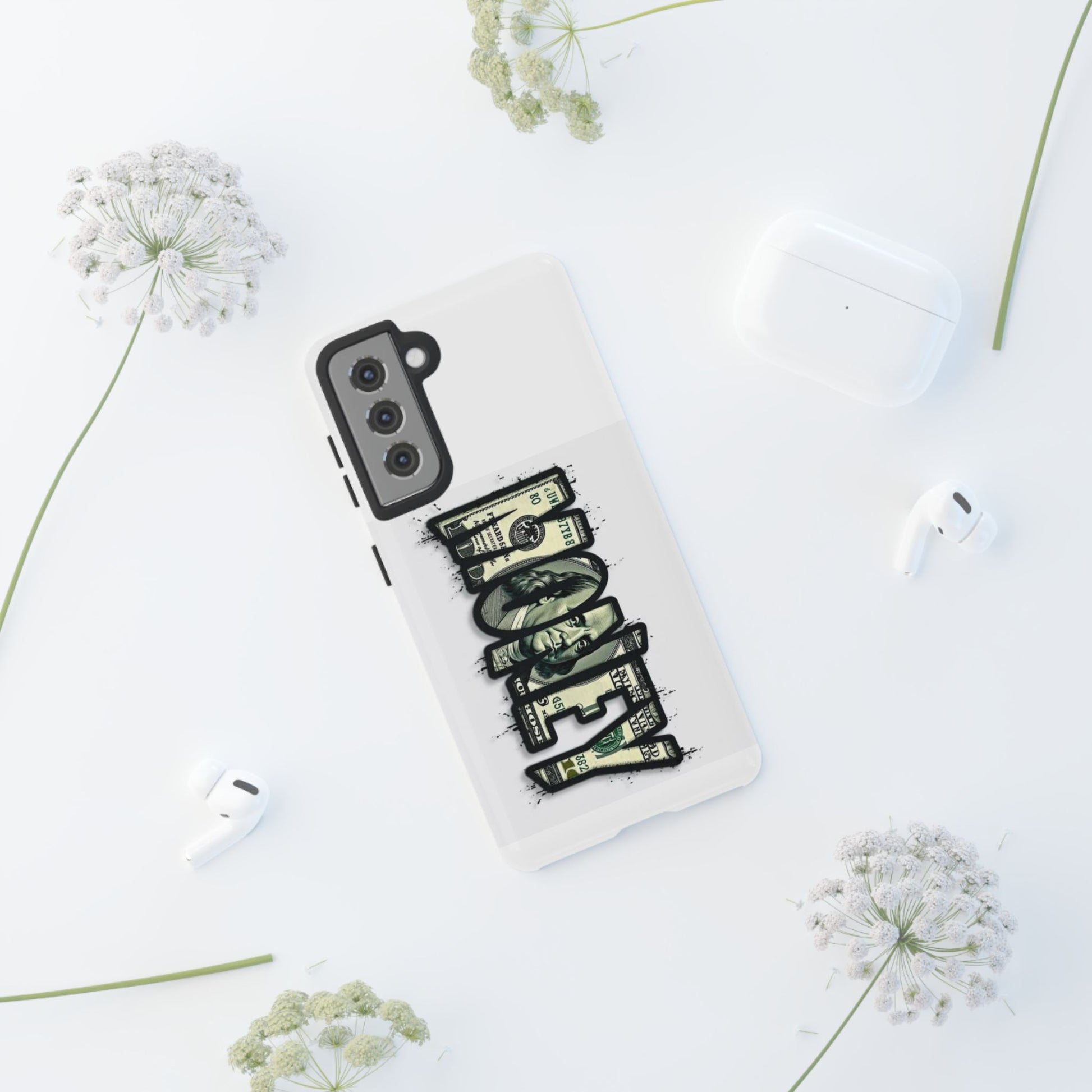 Cool Money Phone Case, Tough Phone Cover, Unique Gift for Him, Phone Accessories, Trendy Cell Phone Case
