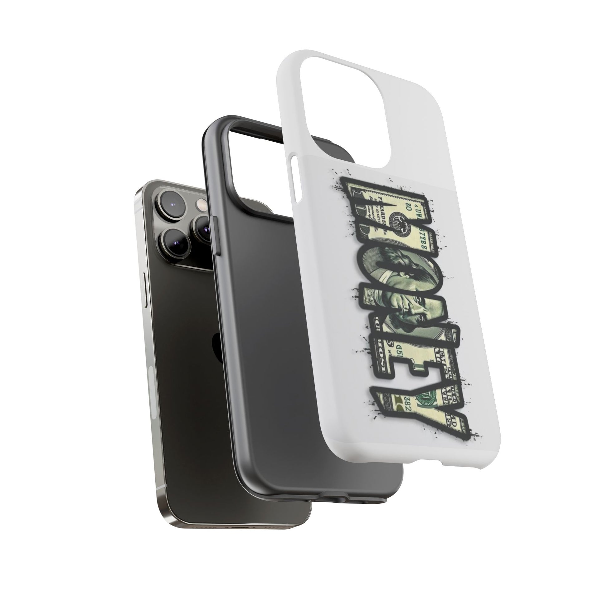 Cool Money Phone Case, Tough Phone Cover, Unique Gift for Him, Phone Accessories, Trendy Cell Phone Case