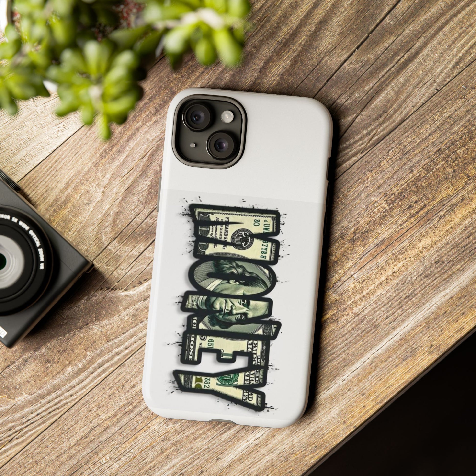 Cool Money Phone Case, Tough Phone Cover, Unique Gift for Him, Phone Accessories, Trendy Cell Phone Case