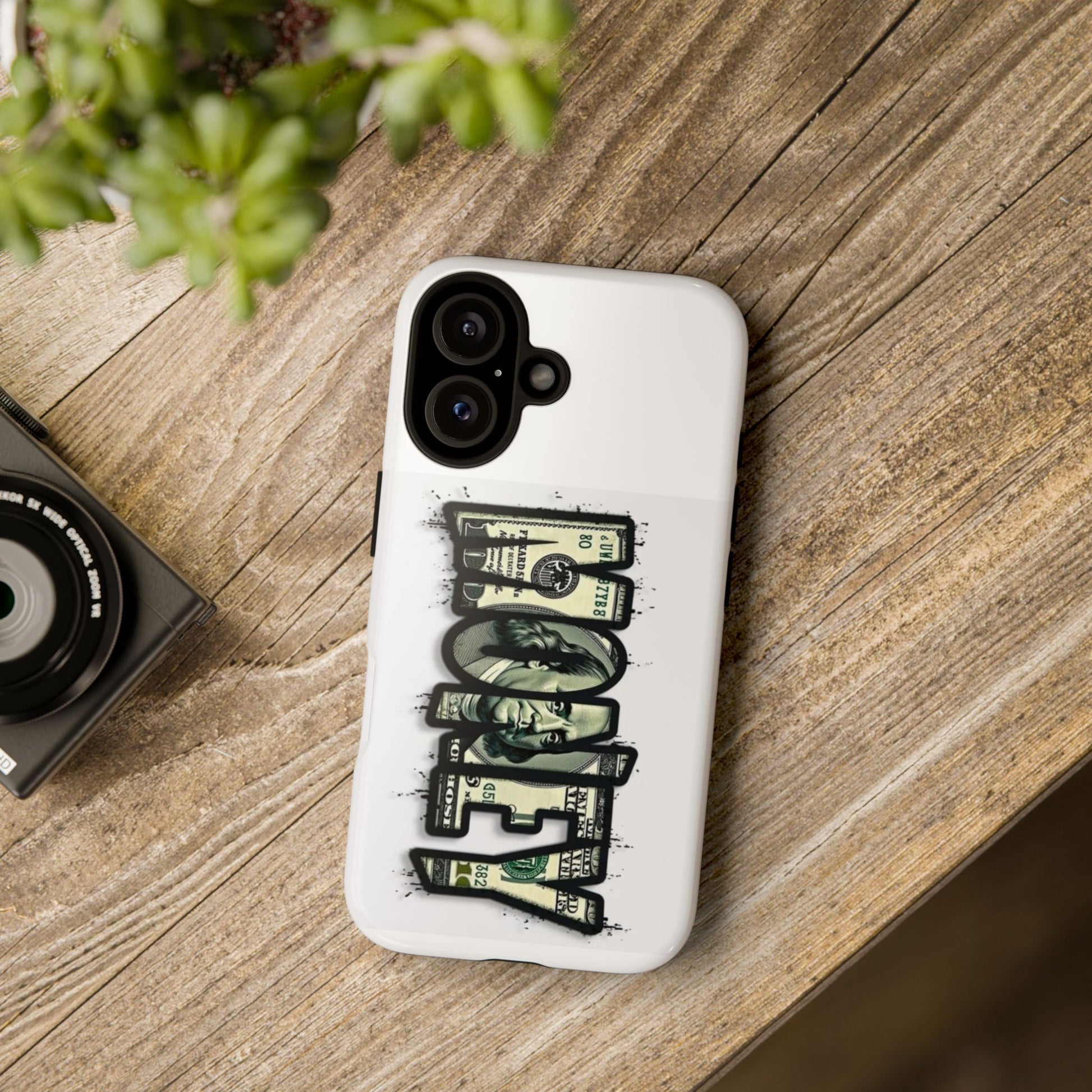 Cool Money Phone Case, Tough Phone Cover, Unique Gift for Him, Phone Accessories, Trendy Cell Phone Case