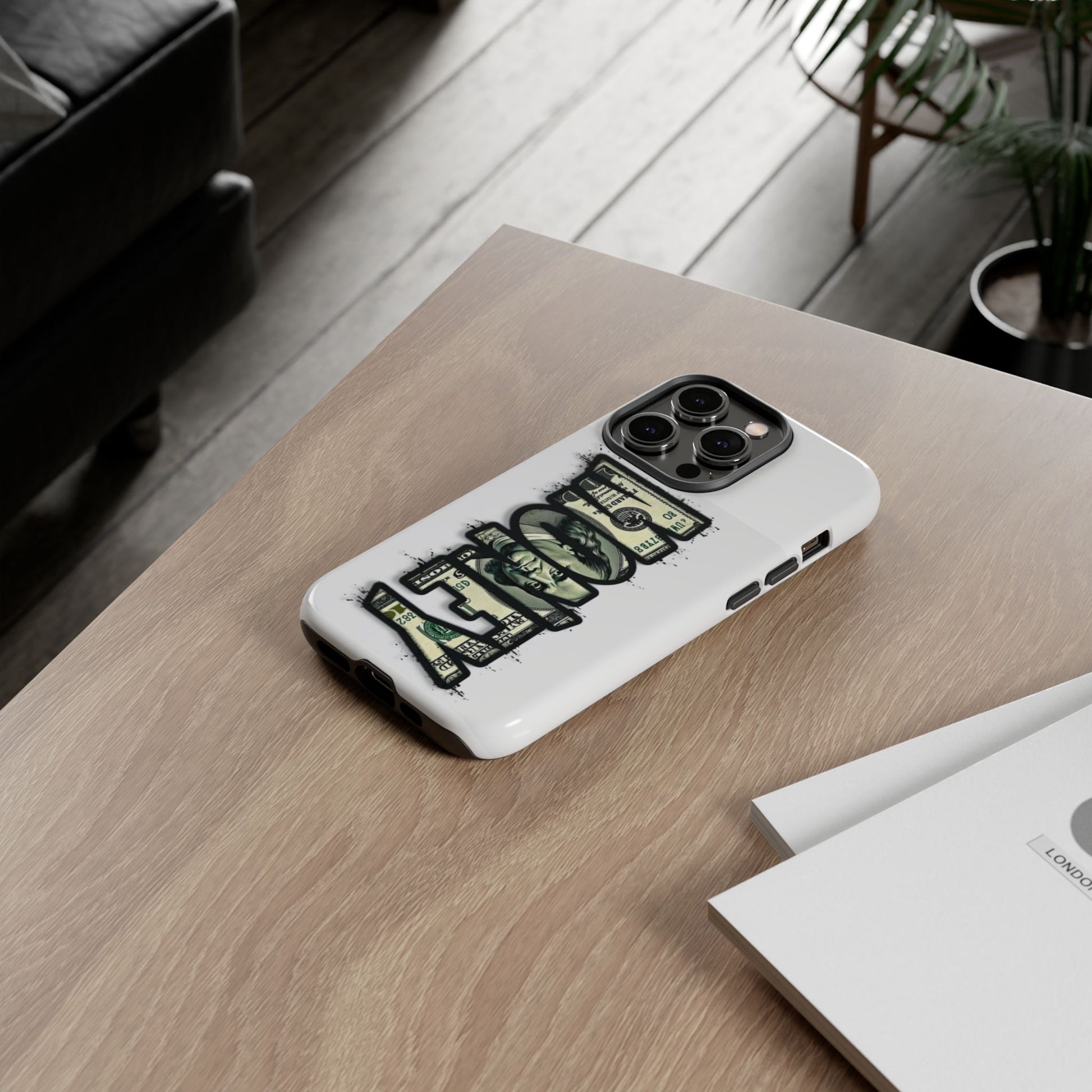 Cool Money Phone Case, Tough Phone Cover, Unique Gift for Him, Phone Accessories, Trendy Cell Phone Case