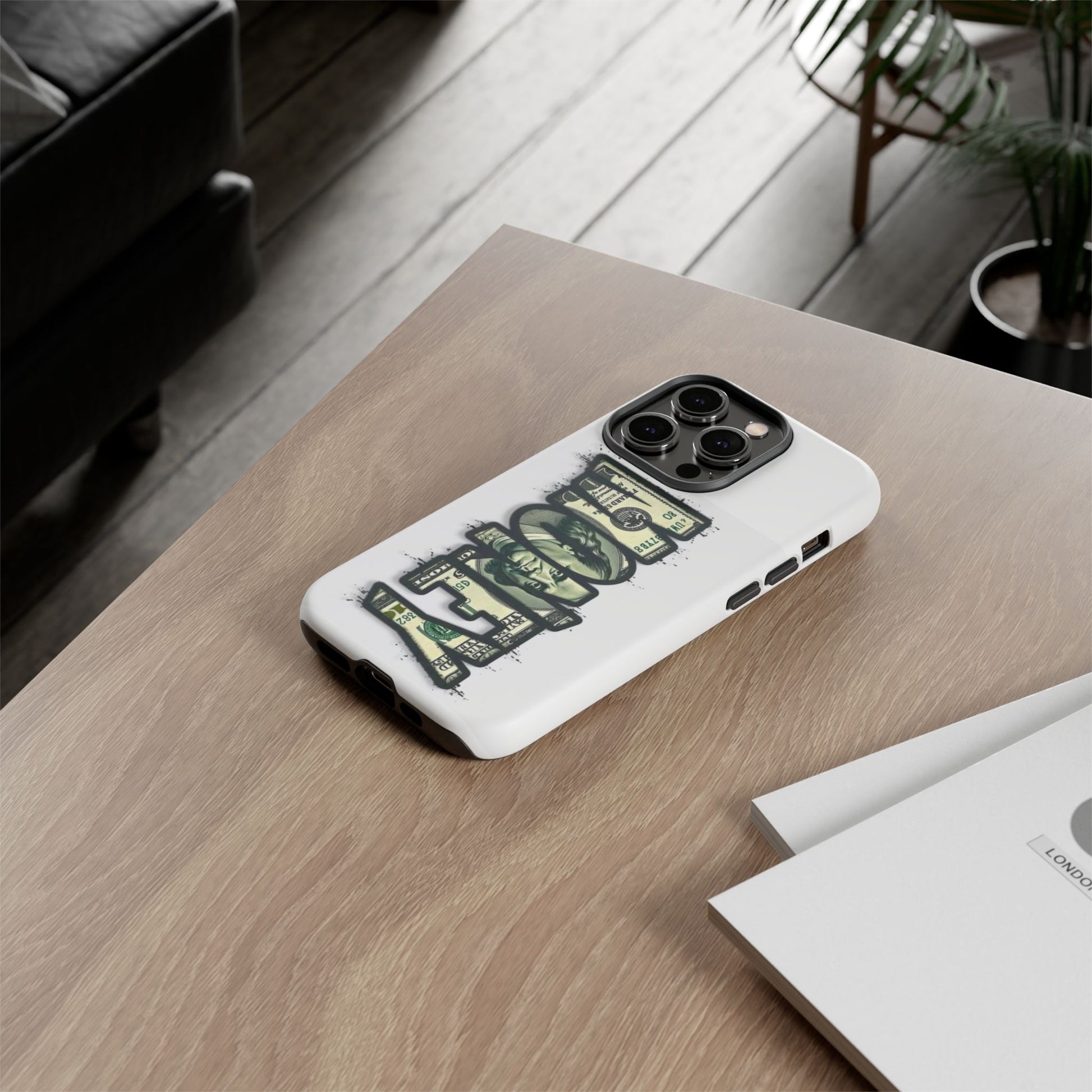 Cool Money Phone Case, Tough Phone Cover, Unique Gift for Him, Phone Accessories, Trendy Cell Phone Case