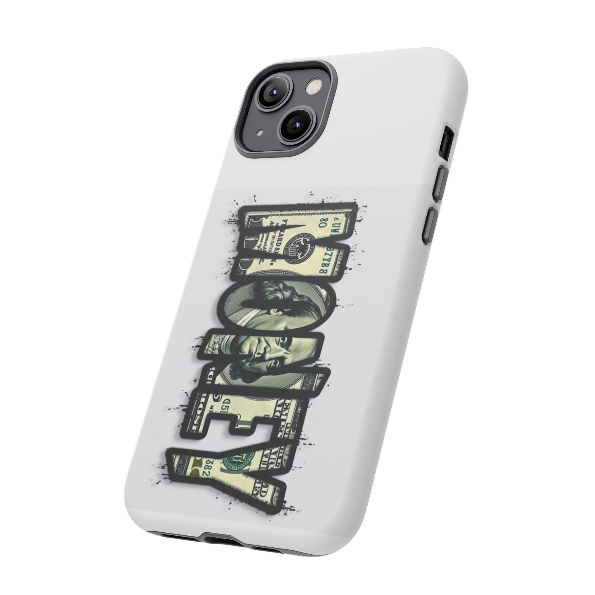 Cool Money Phone Case, Tough Phone Cover, Unique Gift for Him, Phone Accessories, Trendy Cell Phone Case