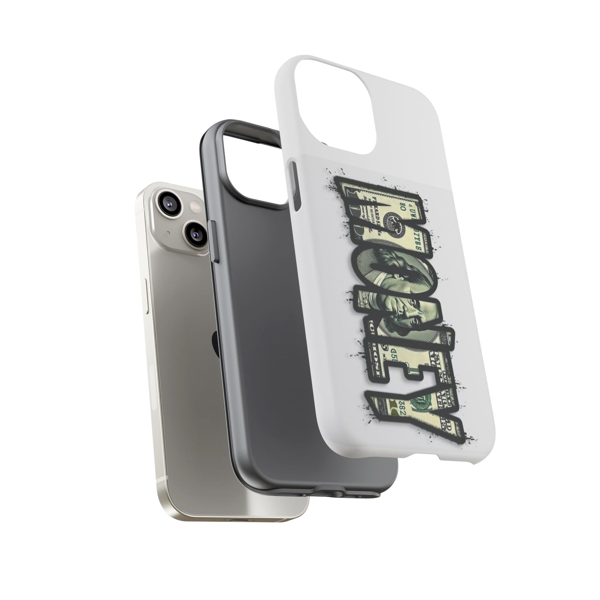 Cool Money Phone Case, Tough Phone Cover, Unique Gift for Him, Phone Accessories, Trendy Cell Phone Case