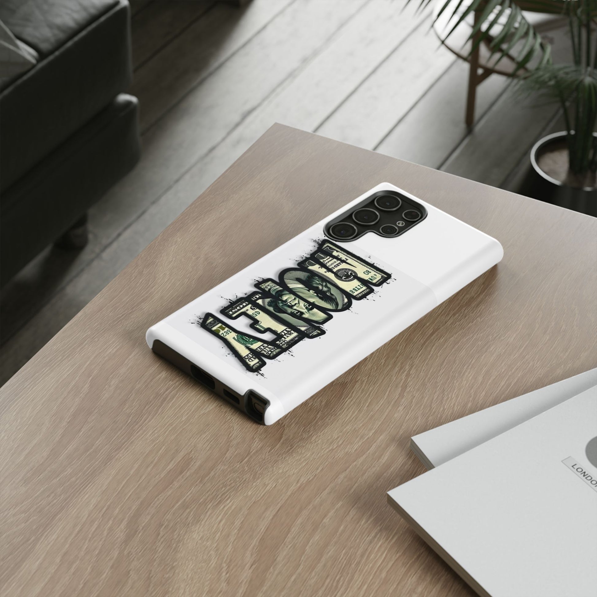 Cool Money Phone Case, Tough Phone Cover, Unique Gift for Him, Phone Accessories, Trendy Cell Phone Case