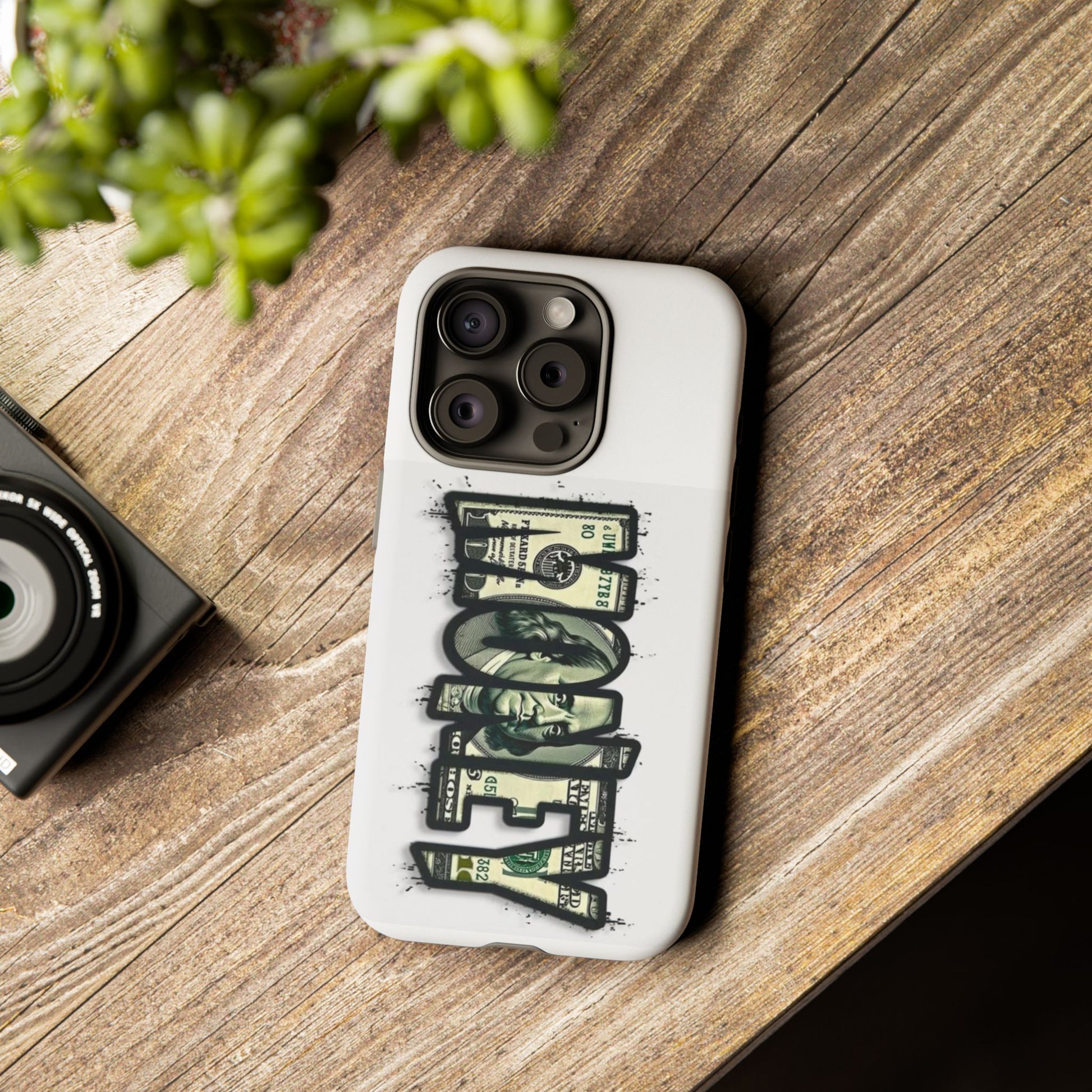 Cool Money Phone Case, Tough Phone Cover, Unique Gift for Him, Phone Accessories, Trendy Cell Phone Case