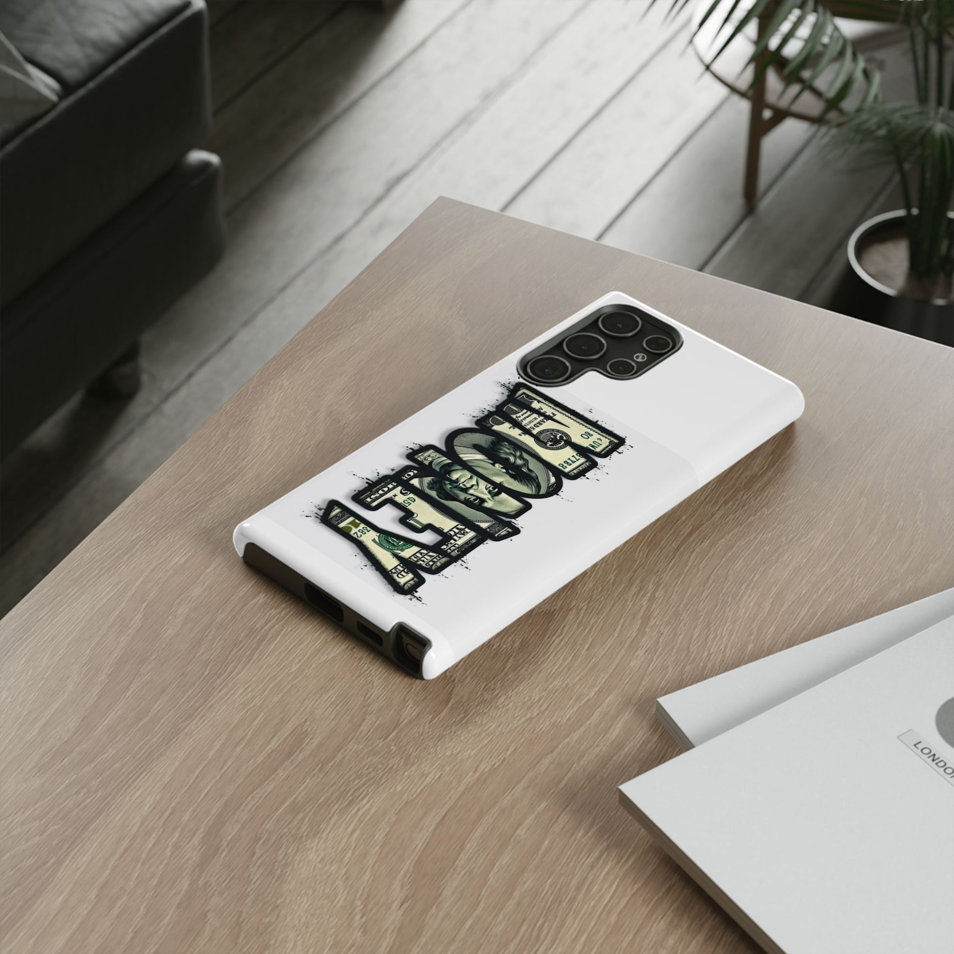Cool Money Phone Case, Tough Phone Cover, Unique Gift for Him, Phone Accessories, Trendy Cell Phone Case