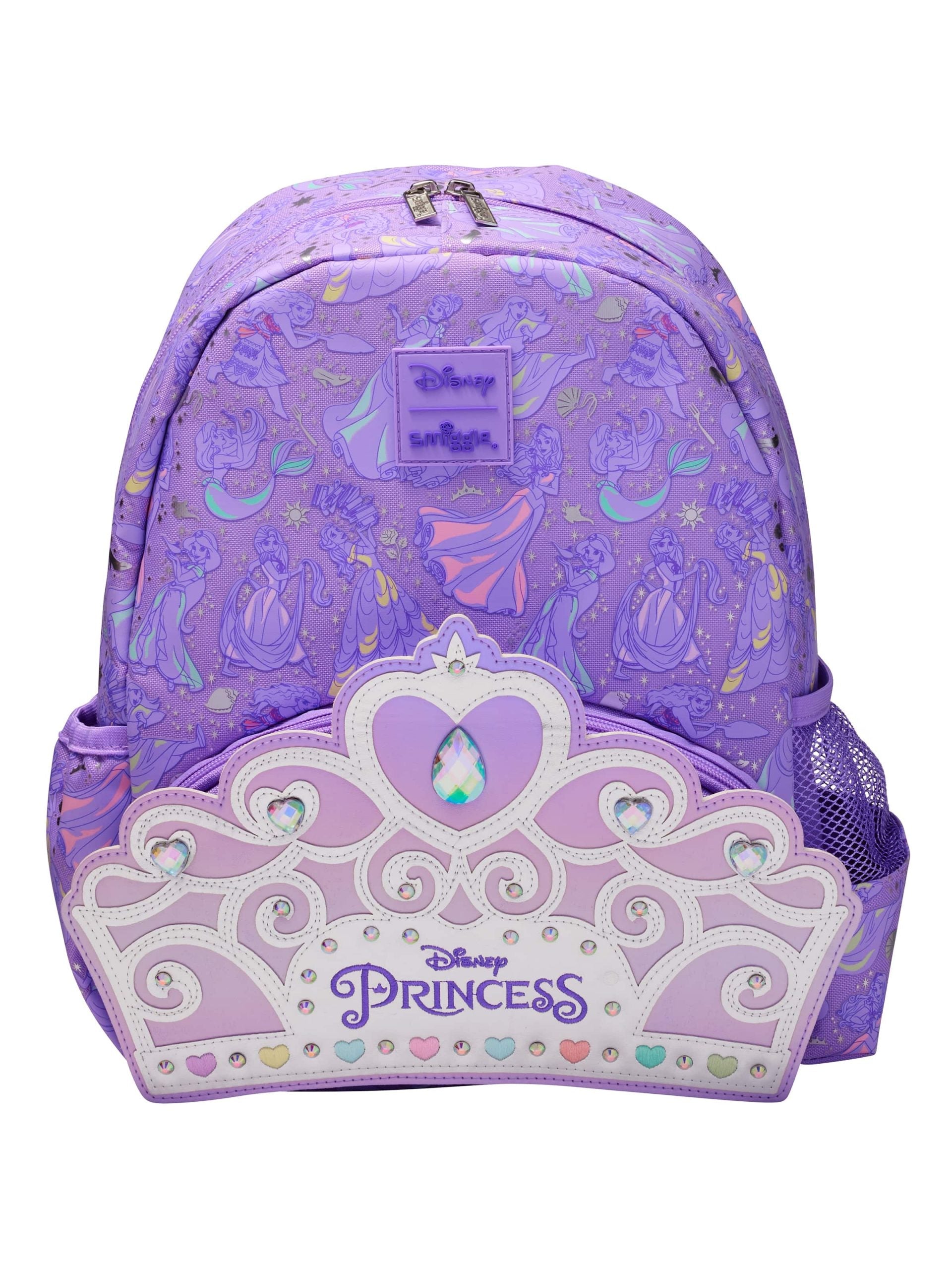 Smiggle - Disney Prenses Junior Kapşonlu Sırt Çantası-0