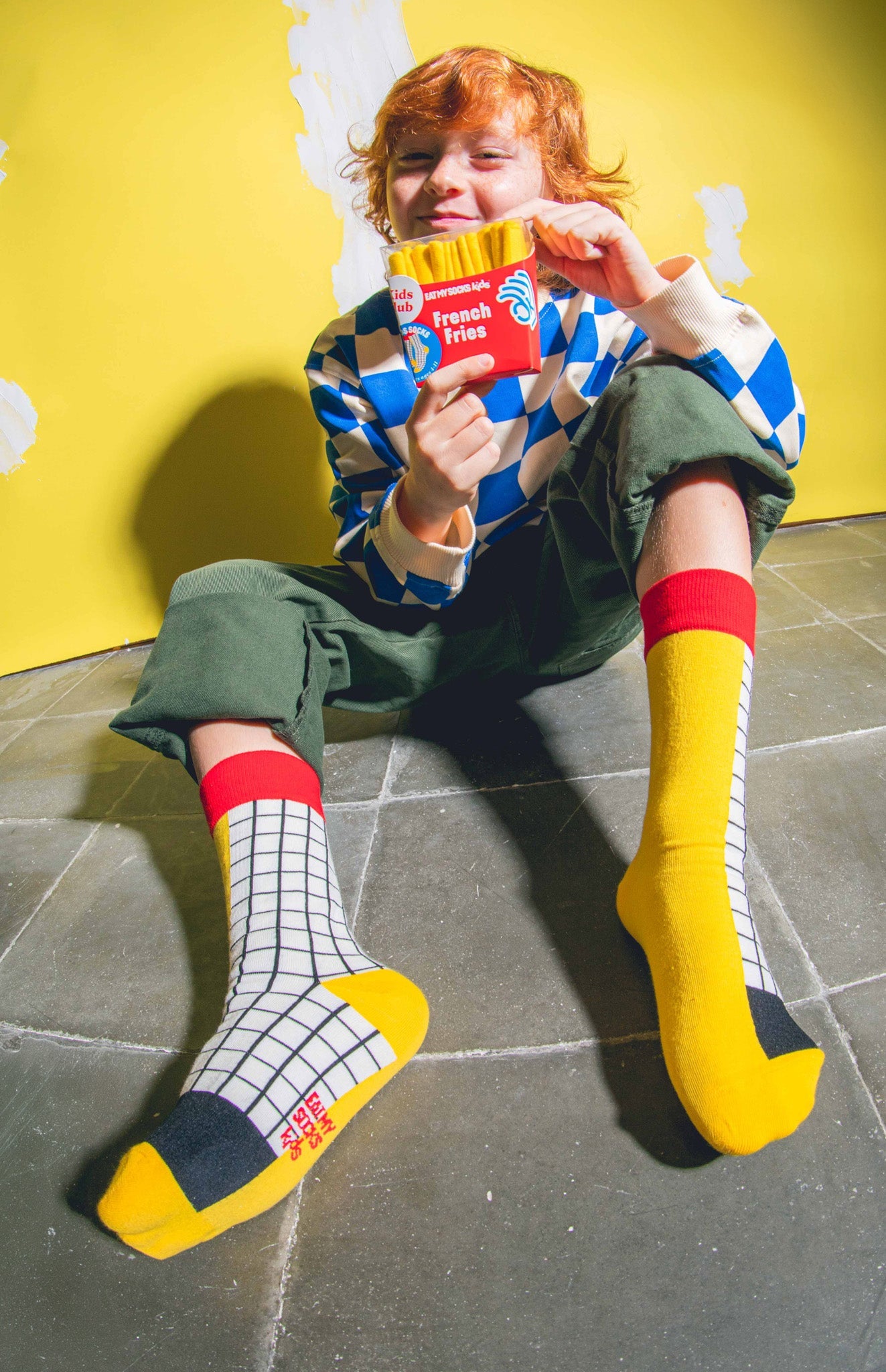 Eat My Socks - Çocuk Patetes Kızartması Çorap-2