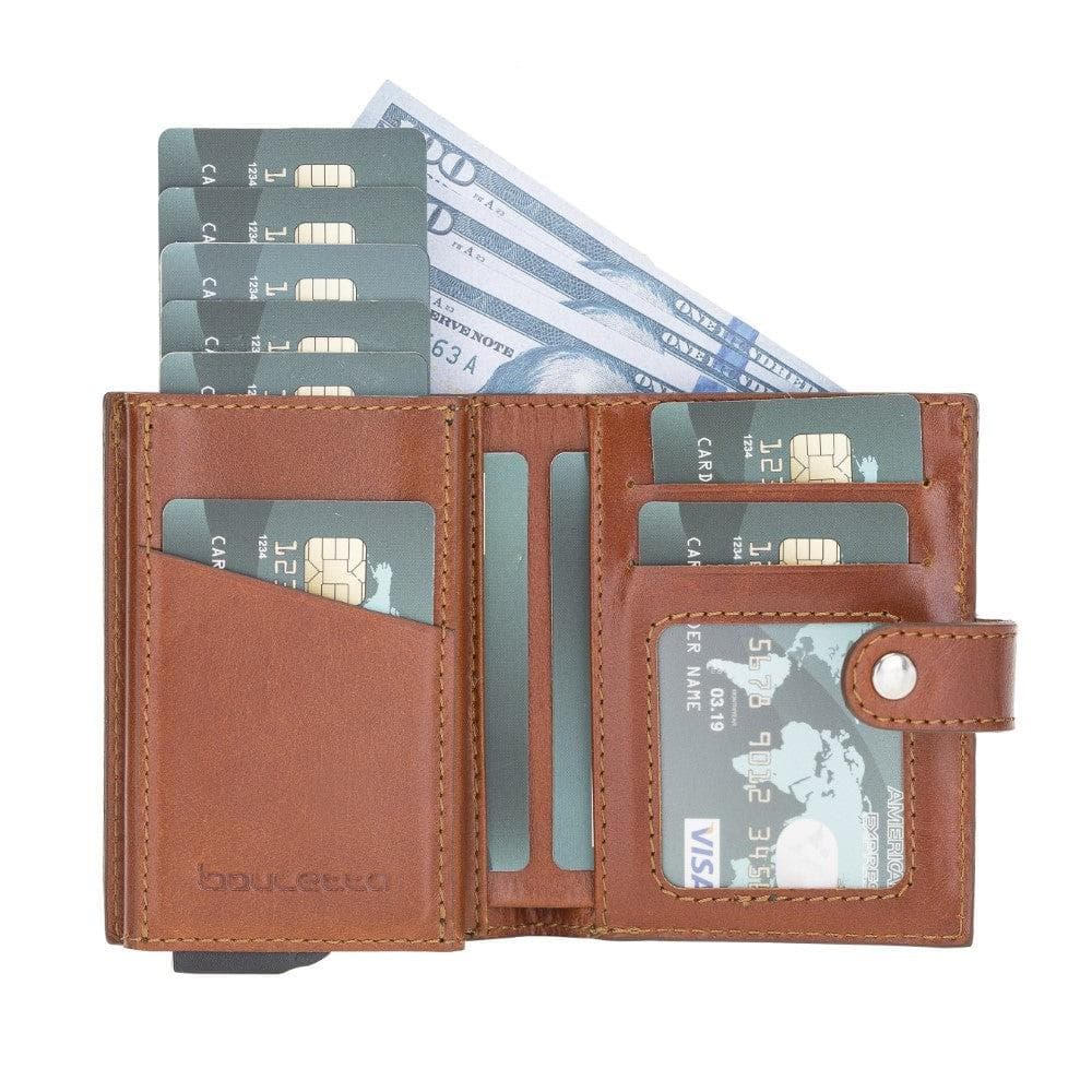 Palermo Zip Mechanical Leather Card Holder-4