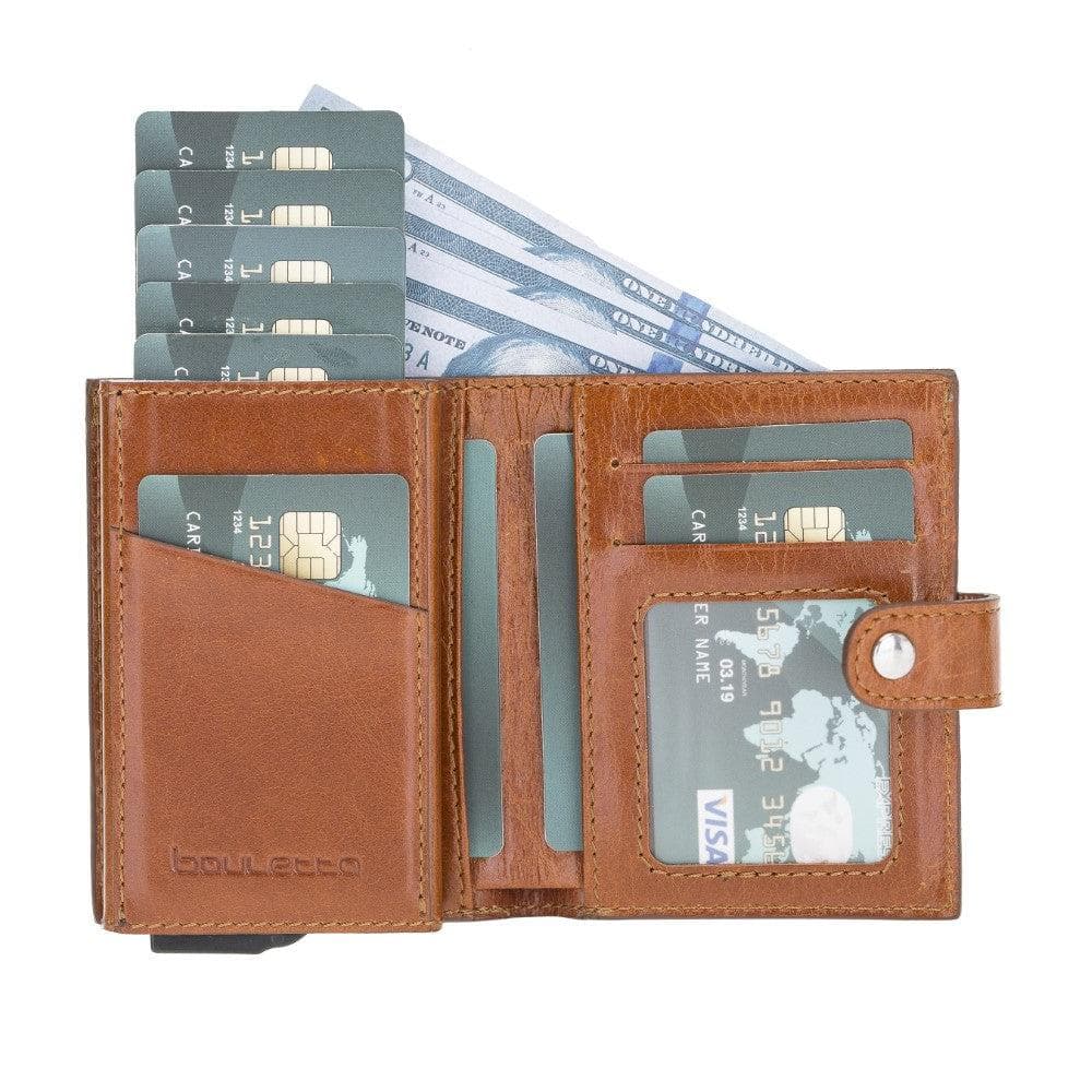 Palermo Zip Mechanical Leather Card Holder-5