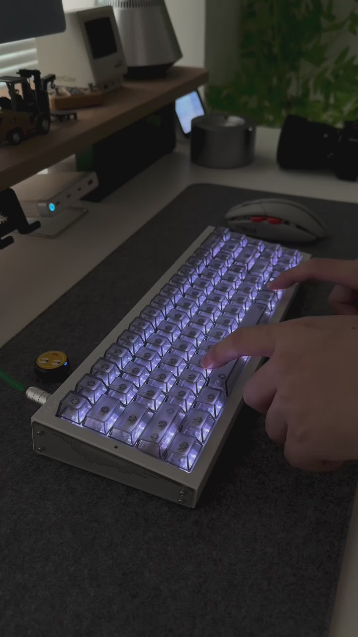 MelGeek Real67 illuminated mechanical keyboard