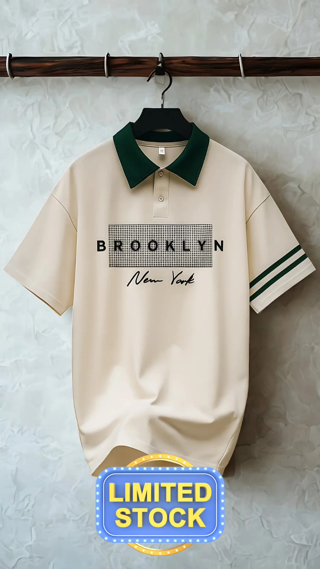 New yazlık Brooklyn New York T-shirt beyaz
