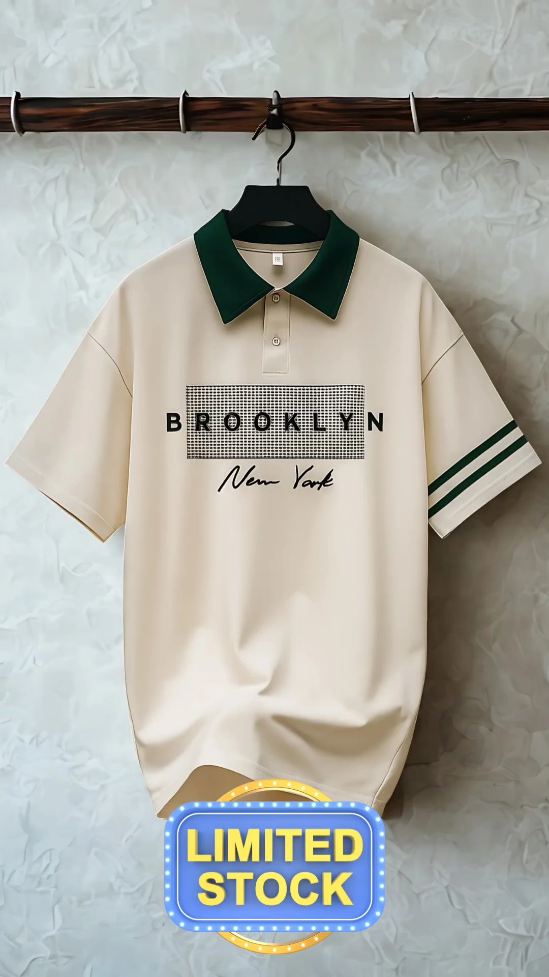New yazlık Brooklyn New York T-shirt beyaz