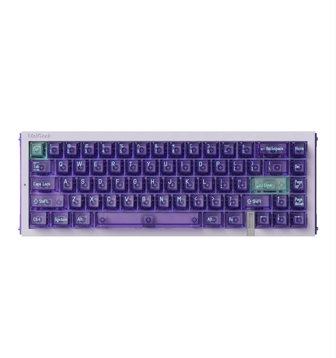 MelGeek Real67 illuminated mechanical keyboard