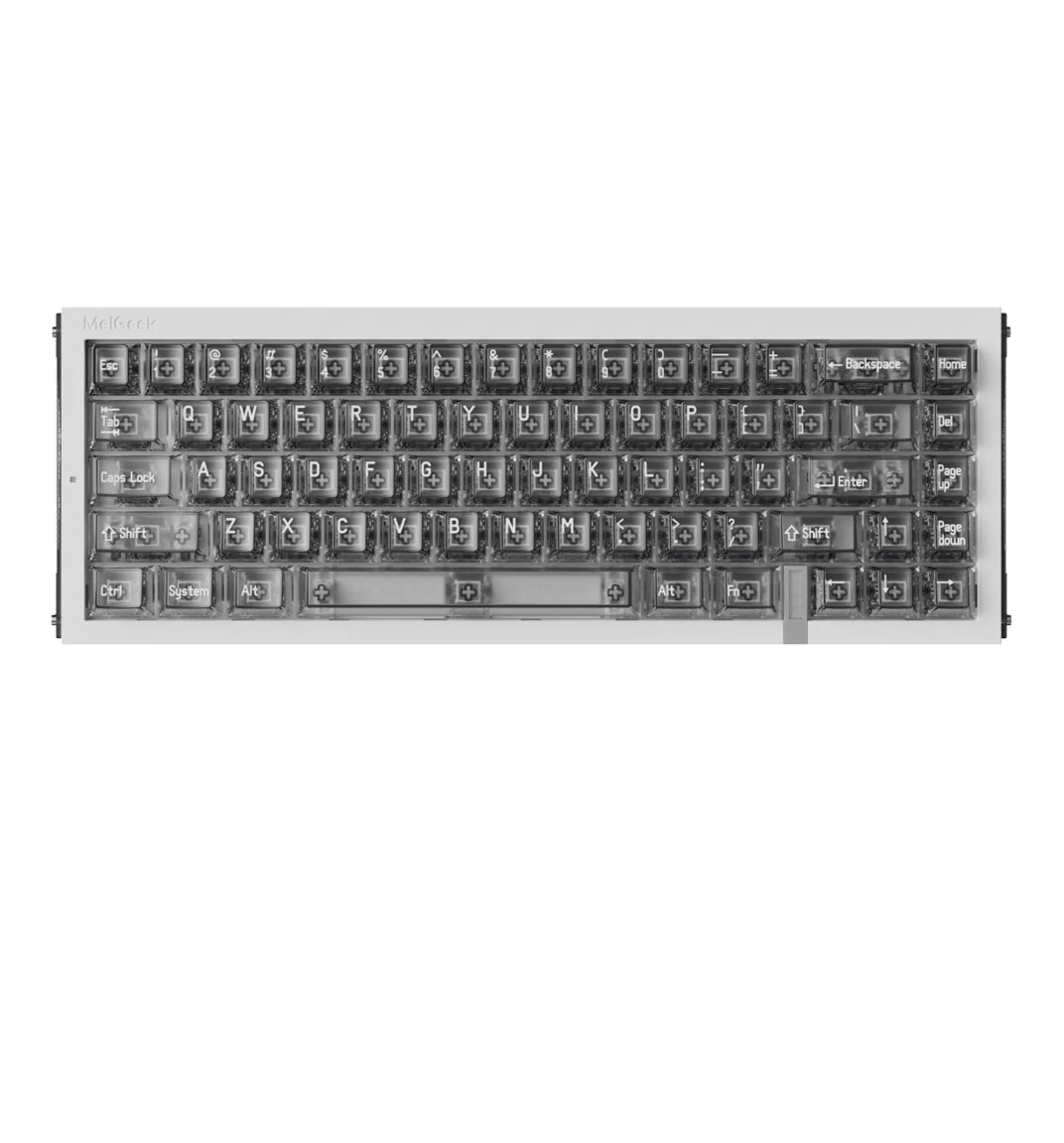 MelGeek Real67 illuminated mechanical keyboard